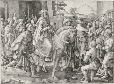 The Triumph of Mordecai by Lucas van Leyden